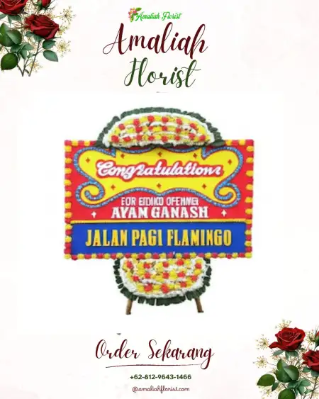 Sewa Papan Bunga Piton